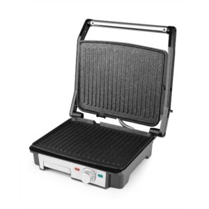 Grill Acero Inoxidable Orbegozo GR 4570 Abierto