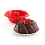 Molde Lekue Savarín espiral ø 20 cm Rojo