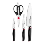 Set de 3 Cuchillos + Tijeras Bistro