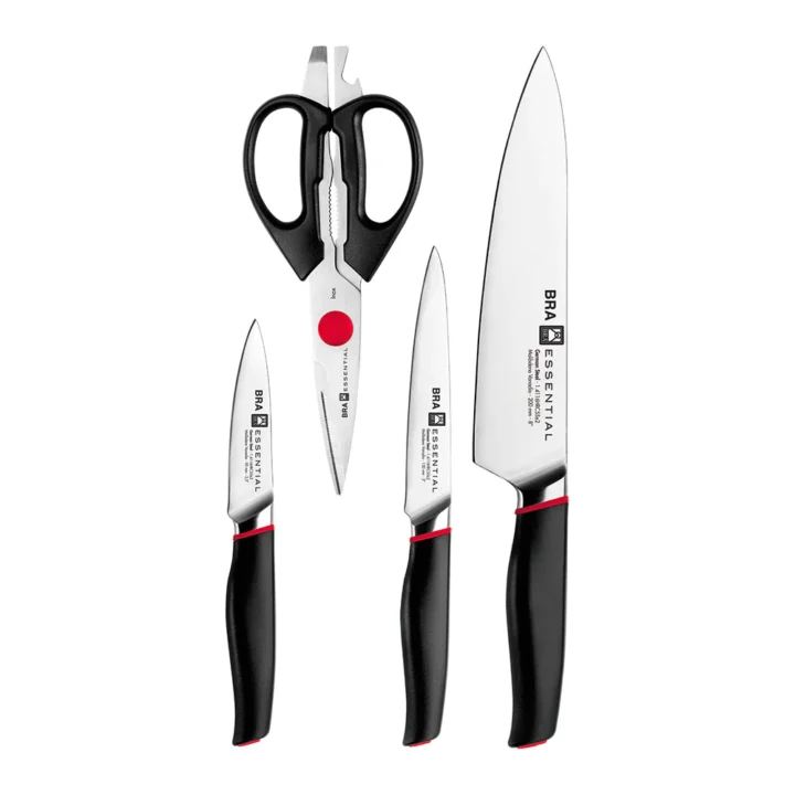 Set-de-3-Cuchillos-+-Tijeras-Bistro Set de 3 Cuchillos + Tijeras Bistro
