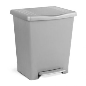 Cubo de Basura Tatay con Pedal Millenium Gris 23L
