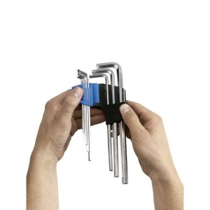 Juego de 9 llaves Allen largas con bola Witte